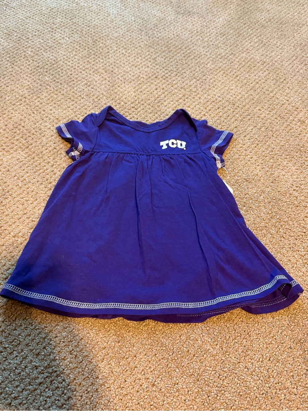 TCU Purple Infant dress